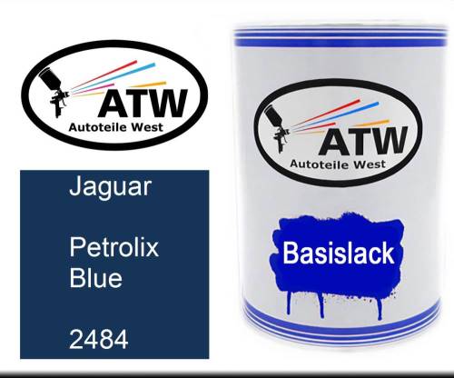 Jaguar, Petrolix Blue, 2484: 500ml Lackdose, von ATW Autoteile West.